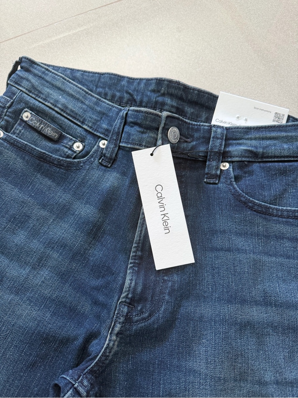 Calvin Klein Jeans Men’s Skinny Fit W31 L30 Dark Wash NWT